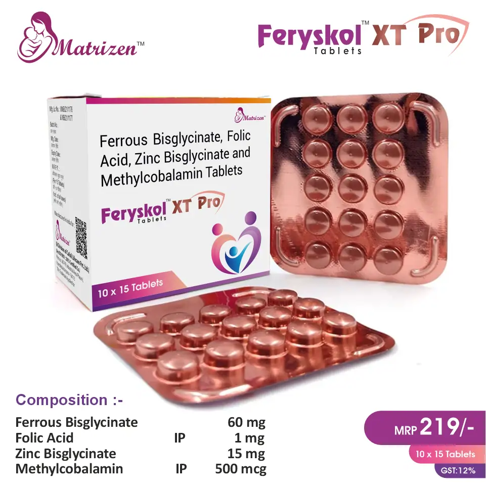 Ferrous + Zinc Supplement Tablet at Best Price in PCD Pharma Franchise for Iron, Folate, and Zinc Supplement.